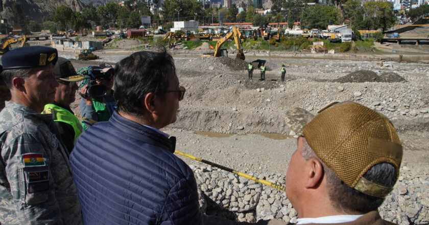 Lucho inspecciona El Gramadal, destaca los avances y anuncia el plan de reconstrucción
