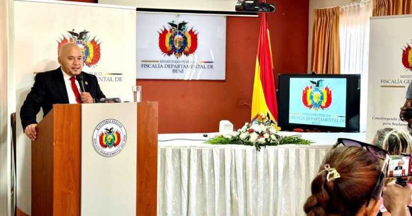 Fiscal Departamental de Beni Gerardo Balderas destaca la lucha contra el narcotráfico a un año de gestión