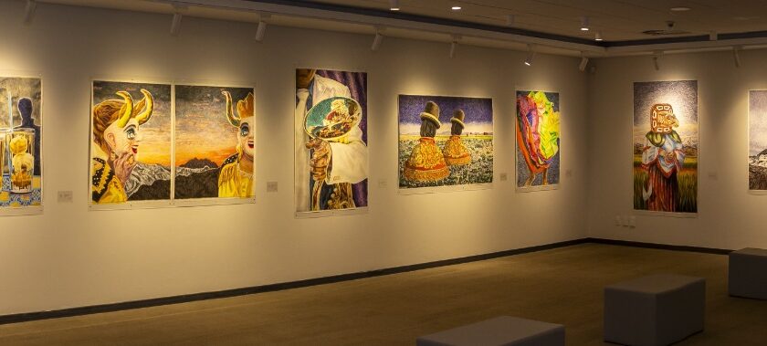 BNB Art expone “Glissando Trazos”, la colorida y festiva colección de la artista Guiomar Mesa