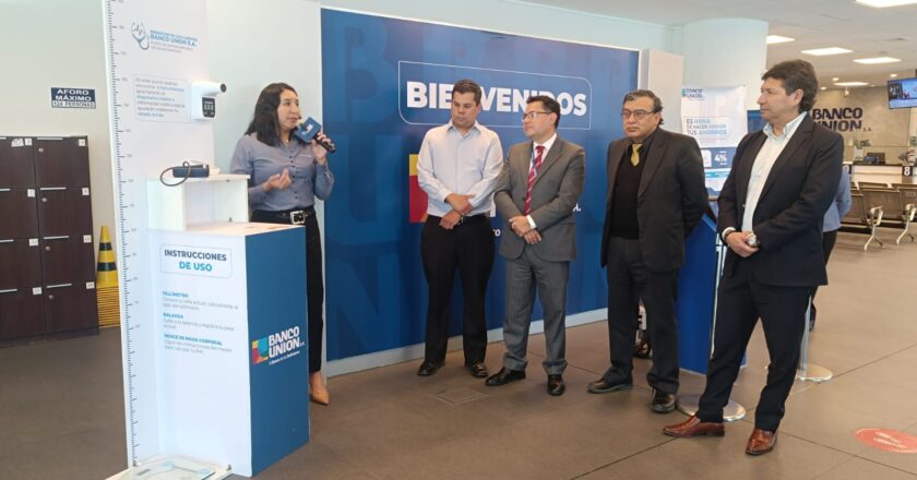 Banco Unión implementará puntos de auto-monitoreo de salud en sus agencias a nivel nacional