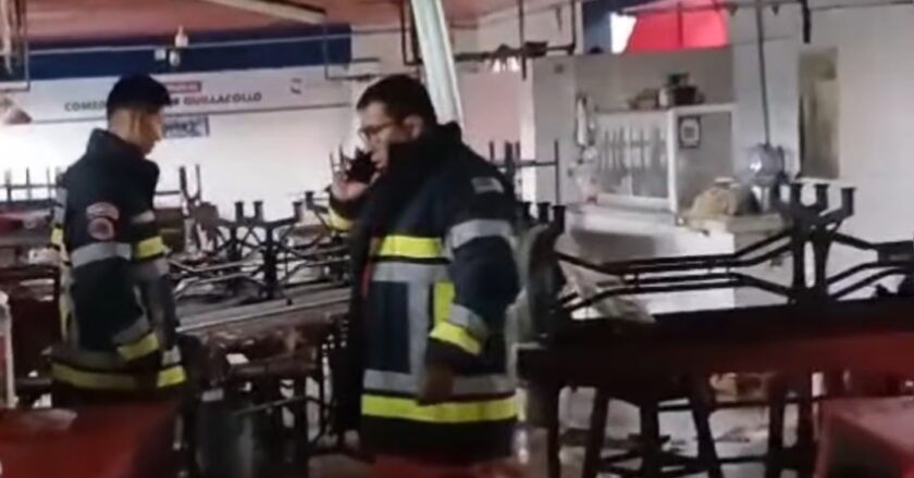 Nueve personas quedaron heridas tras la explosión de una garrafa en un mercado de Quillacollo