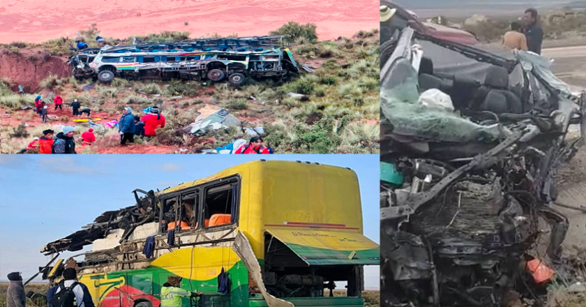Tres accidentes en tres días dejan 70 fallecidos y más de 50 heridos en Bolivia