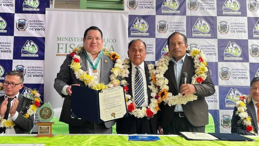 Cochabamba: Fiscal General llega a Vinto para entregar consultorios de Medicina y Psicología Forense