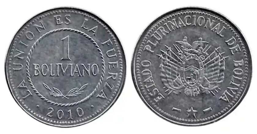 Banco Central de Bolivia pondrá en circulación monedas de Bs 1 con nuevo diseño de seguridad