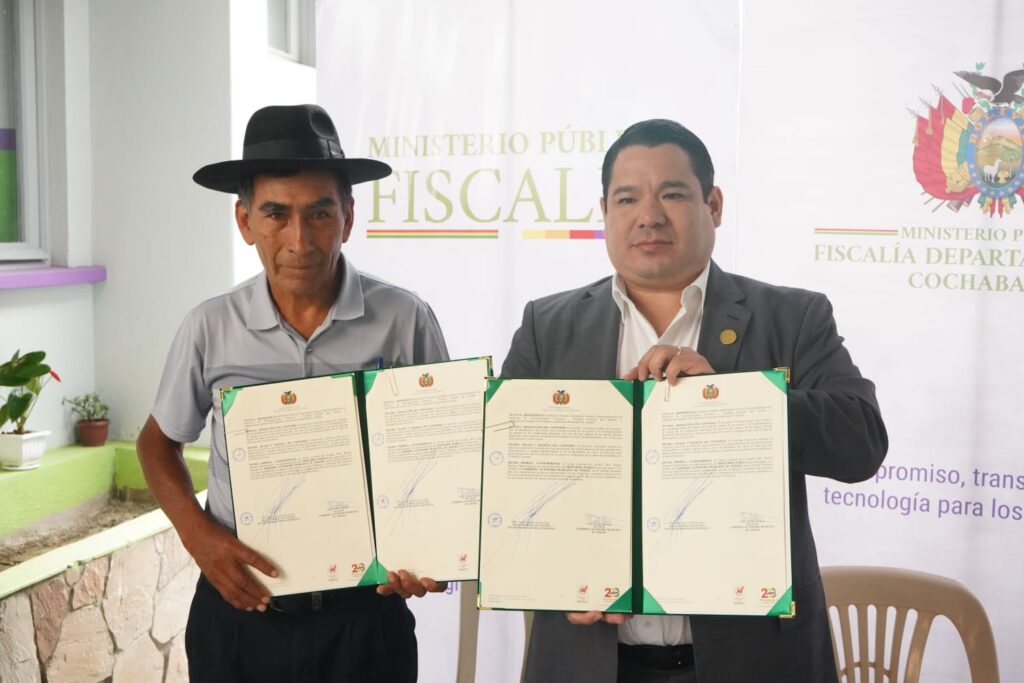 Fiscal General entrega ambientes para la Fiscalía Especializada en Delitos de Corrupción de Cochabamba