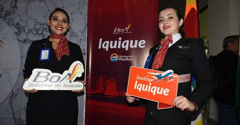 BoA inaugura nueva ruta aérea hacia Iquique y Santiago de Chile