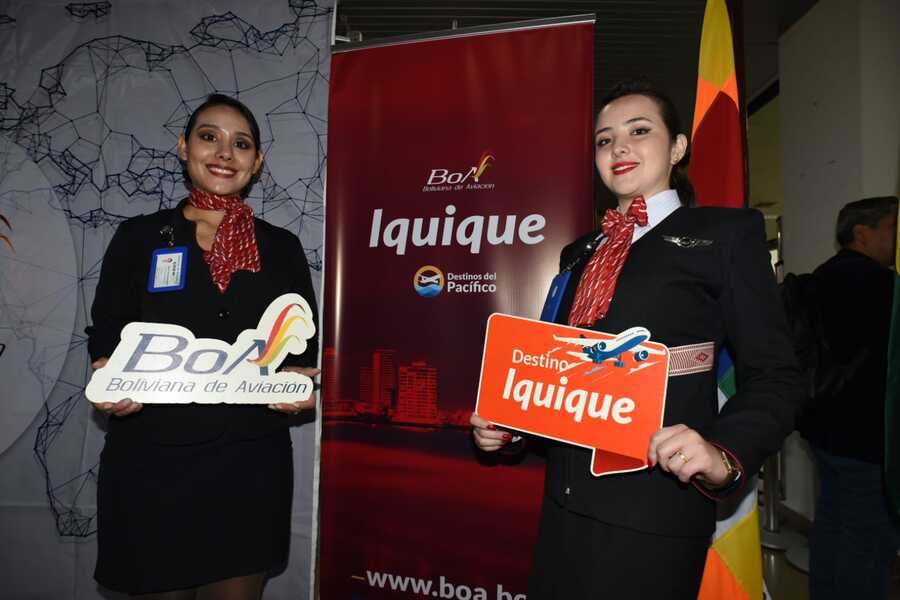 BoA inaugura nueva ruta aérea hacia Iquique y Santiago de Chile
