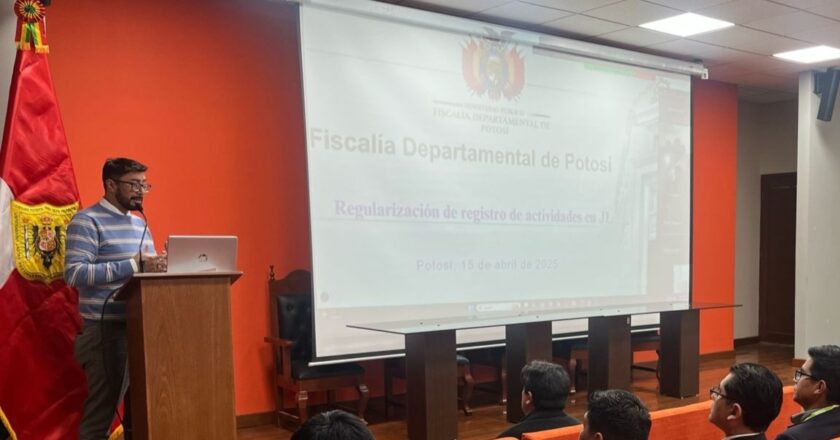 Fiscalía de Potosí realiza con éxito el taller sobre el correcto registro de actividades en el ecosistema del Ministerio Público