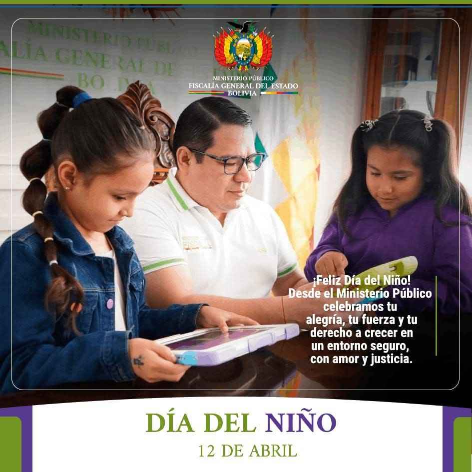 Fiscal General ratifica su compromiso de protección de los derechos y garantías de la niñez boliviana
