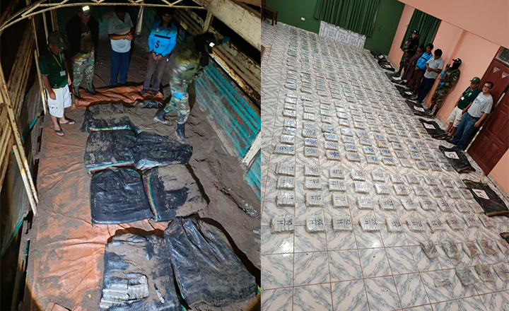Fiscalía investiga tráfico de 341 kilos de marihuana; tres aprehendidos en carretera Santa Rosa