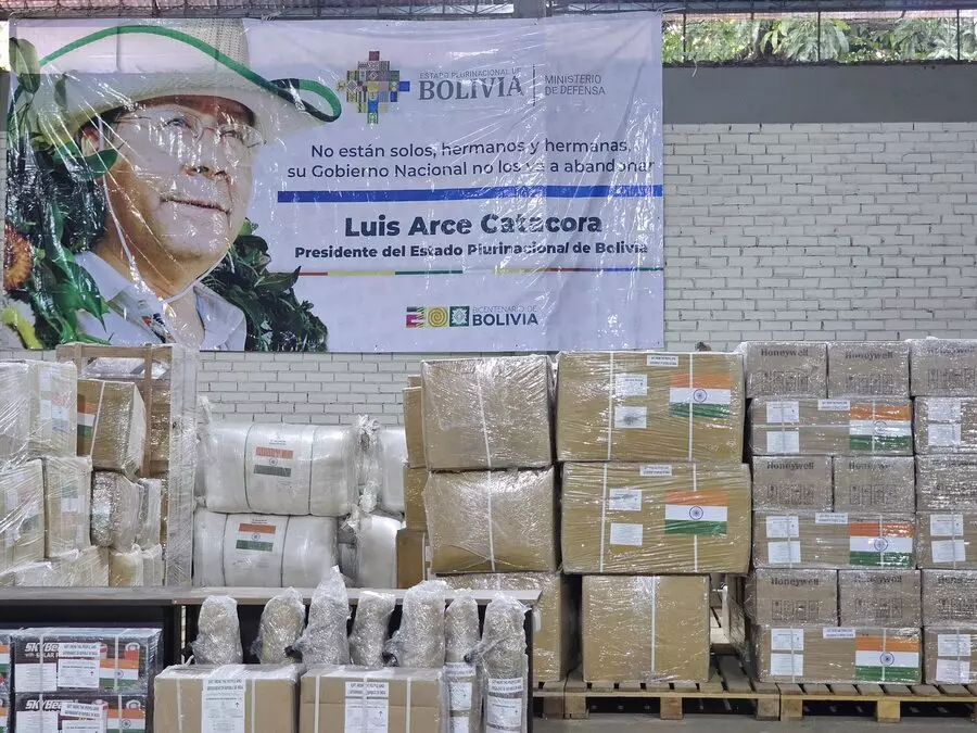 Bolivia recibe ayuda humanitaria de India y Canadá tras desastres naturales