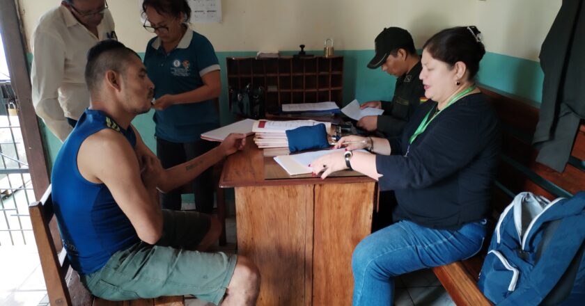 Fiscalía de Beni inició jornadas de descongestionamiento en la cárcel de Riberalta y carceleta de Guayaramerín