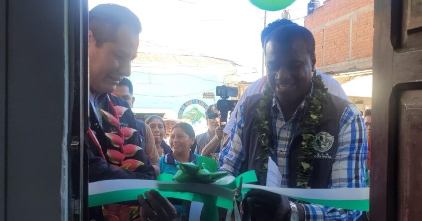 Fiscalía inauguró un nuevo Asiento Fiscal en el municipio de Coripata para mejorar en acceso a la Justicia