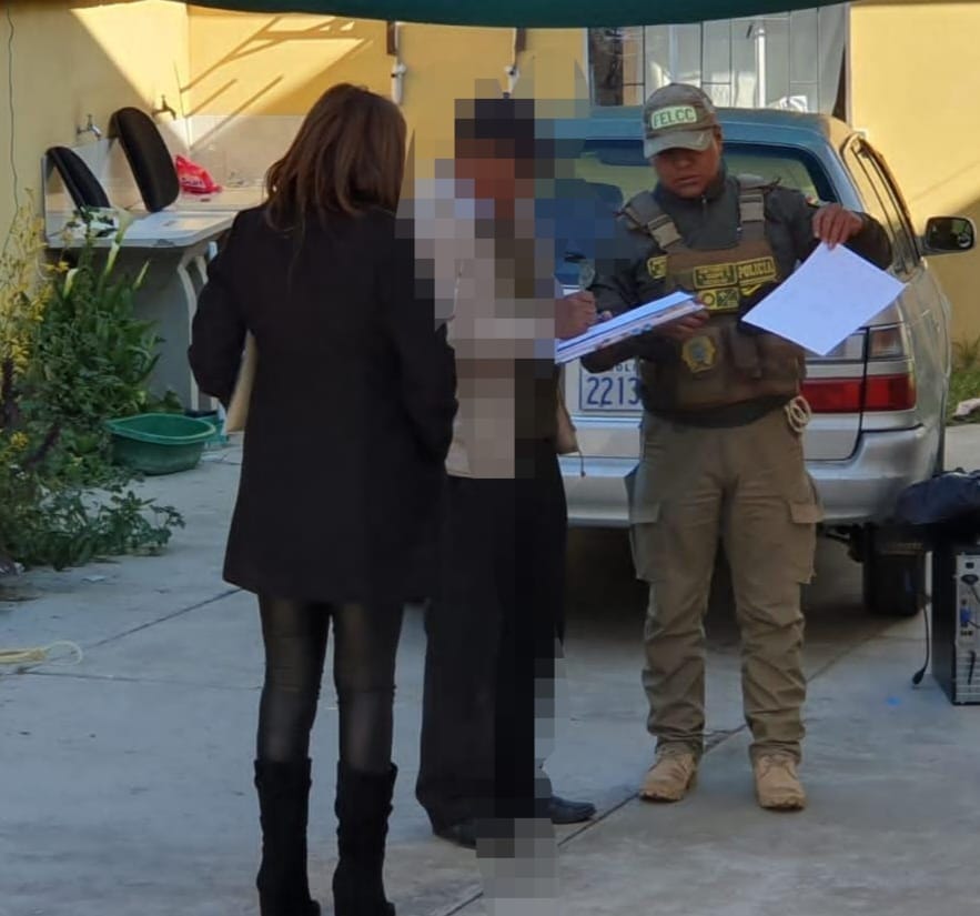 La Paz: Aprehenden a presunto autor de pornografía infantil en un operativo entre la Fiscalía y Policía