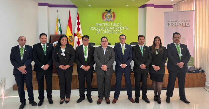 Fiscal General da inicio a la evaluación del desempeño Fiscal en Chuquisaca y se extenderá a todo el País