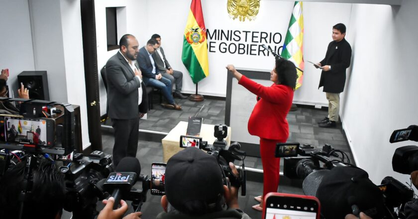Carola Arraya asume como la primera Viceministra de Seguridad Ciudadana en Bolivia