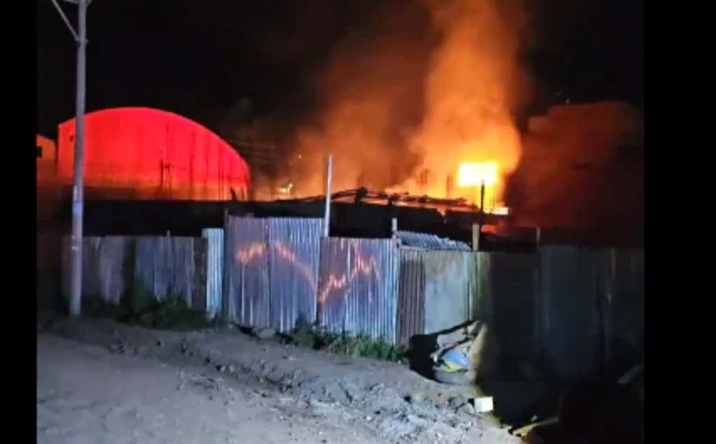 INCENDIO DESAGUADERO