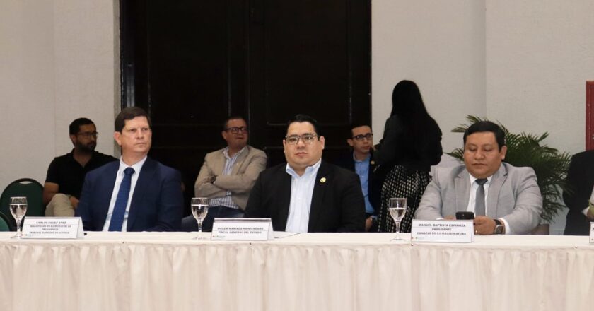 Encuentro  Multidisciplinario por la democracia: Fiscal General garantiza atención de delitos electorales u otros durante las elecciones de agosto