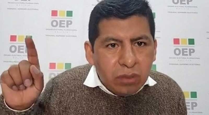 Tahuichi Quispe afirma que no renunciará y garantiza elecciones el 17 de agosto «aunque le cueste la vida»