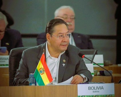 Arce propone en cumbre BRICS ignorar calificadoras de riesgo y crear créditos solidarios