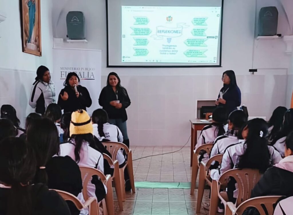 Protección de la integridad sexual en entornos digitales: Fiscalía inicia jornadas en Sucre