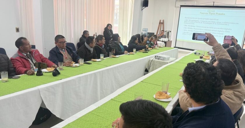 Periodistas de Sucre apoyan proyecto de ley para proteger la integridad sexual en entornos digitales