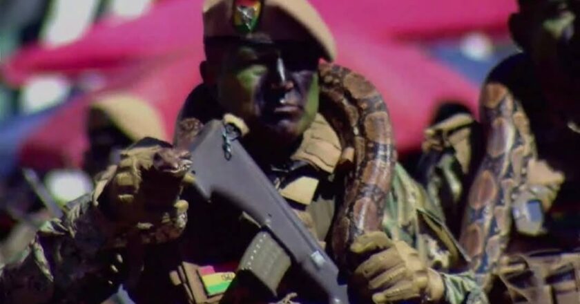 Defensoría del Pueblo rechaza uso de boas en la Parada Militar en Sucre